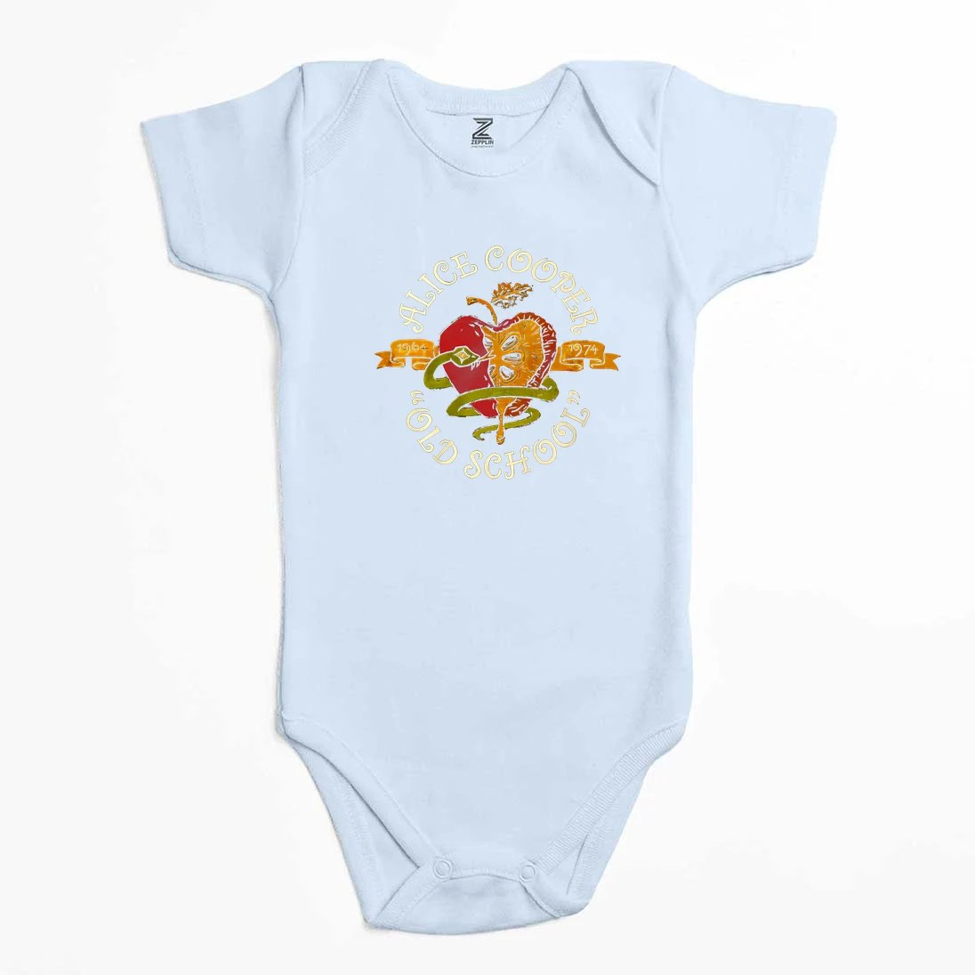 Alice Cooper Old School Renkli Bebek Body Zıbın