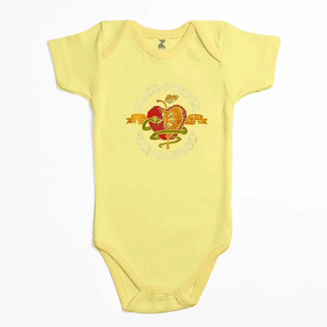 Alice Cooper Old School Renkli Bebek Body Zıbın