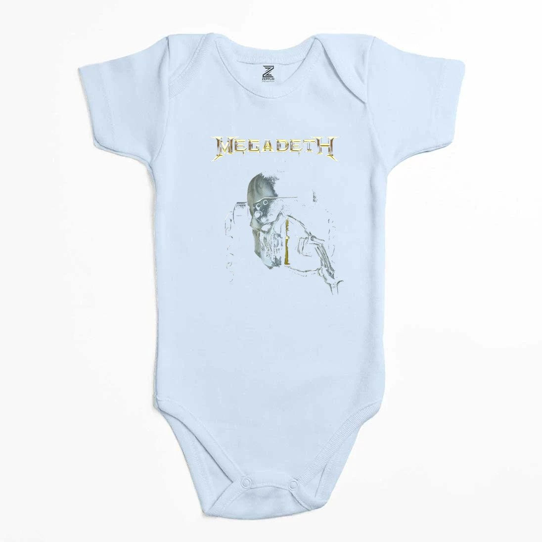 Megadeth Warchest Renkli Bebek Body Zıbın
