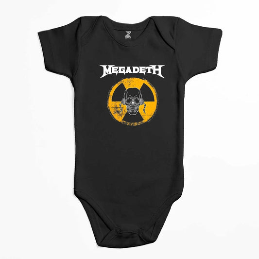 Megadeth WARNING! Alarm Renkli Bebek Body Zıbın