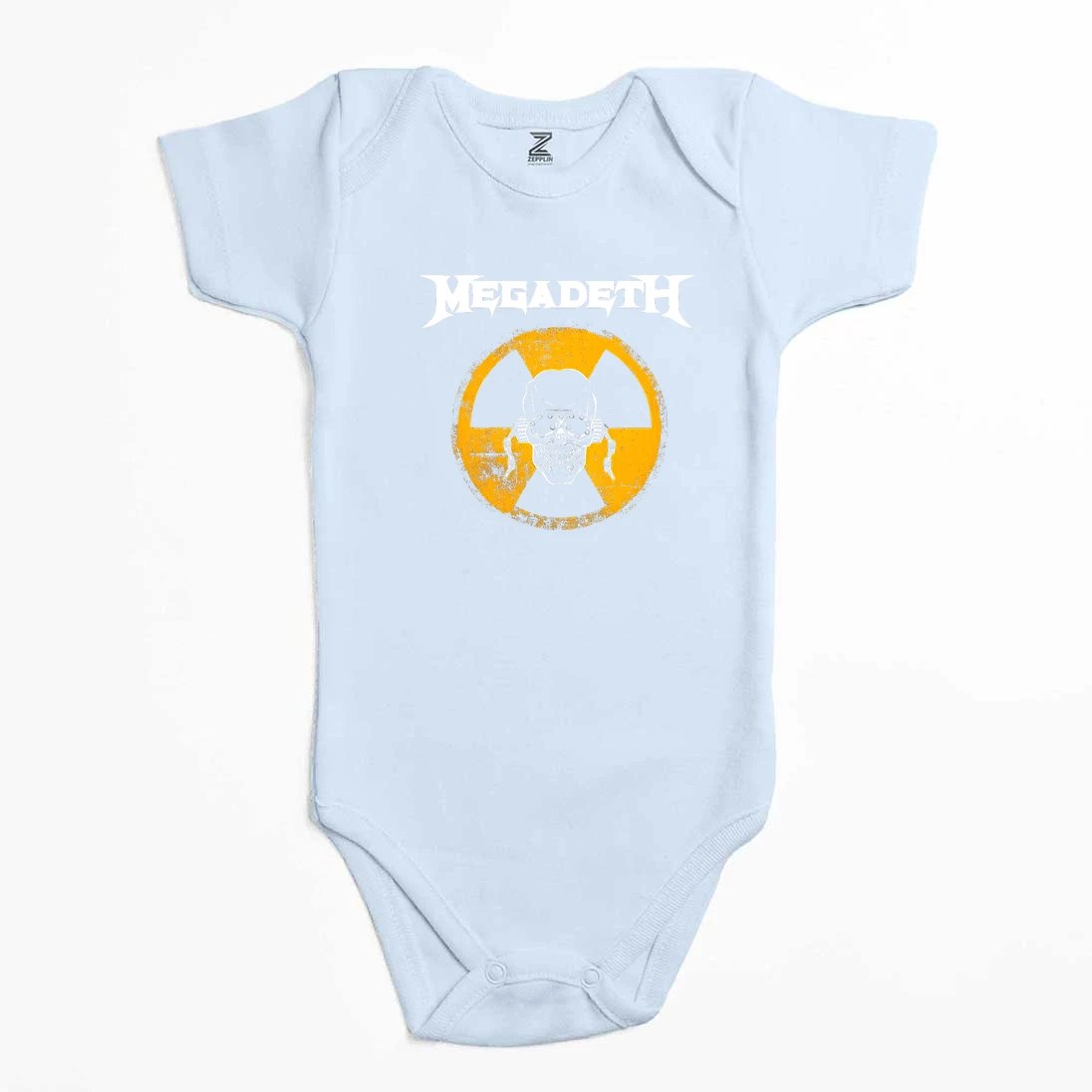Megadeth WARNING! Alarm Renkli Bebek Body Zıbın