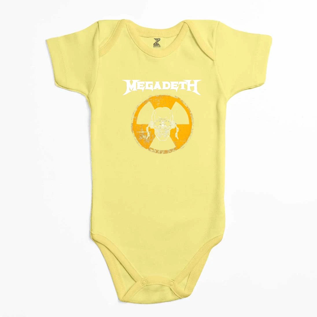 Megadeth WARNING! Alarm Renkli Bebek Body Zıbın
