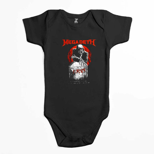 Megadeth Forever on Reels Renkli Bebek Body Zıbın