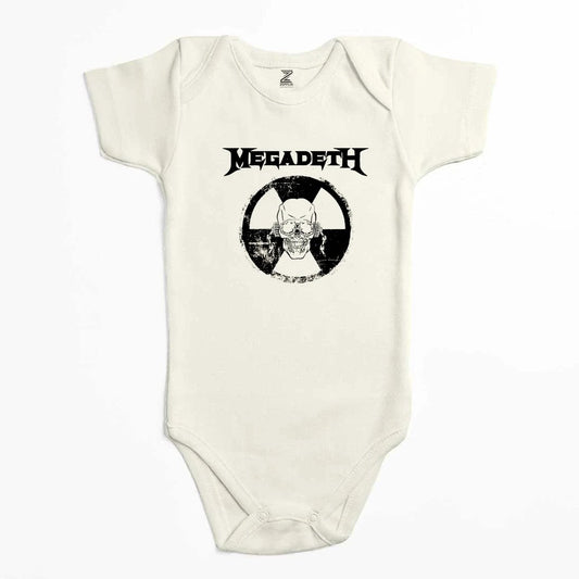 Megadeth WARNING Renkli Bebek Body Zıbın