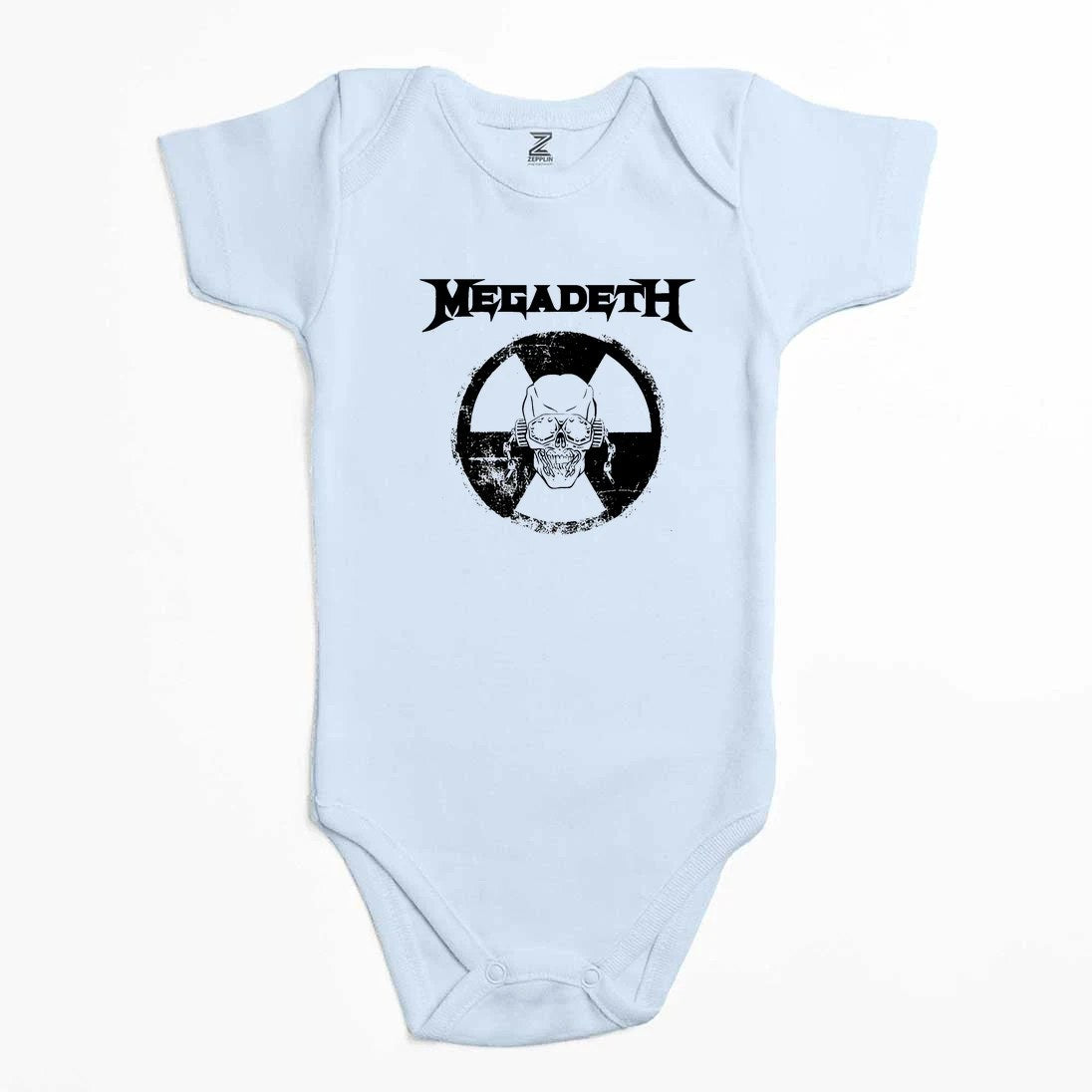 Megadeth WARNING Renkli Bebek Body Zıbın