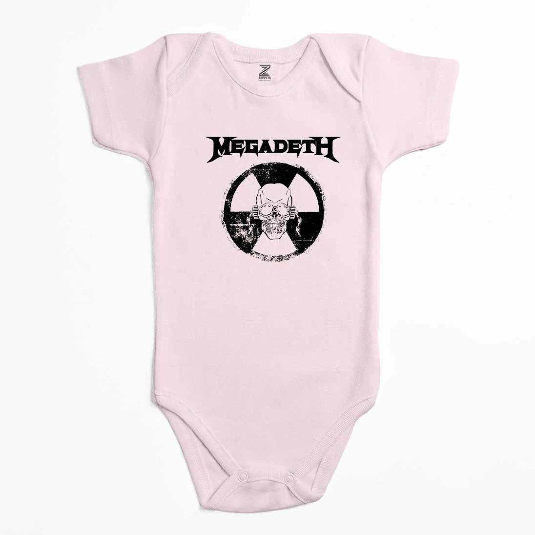 Megadeth WARNING Renkli Bebek Body Zıbın
