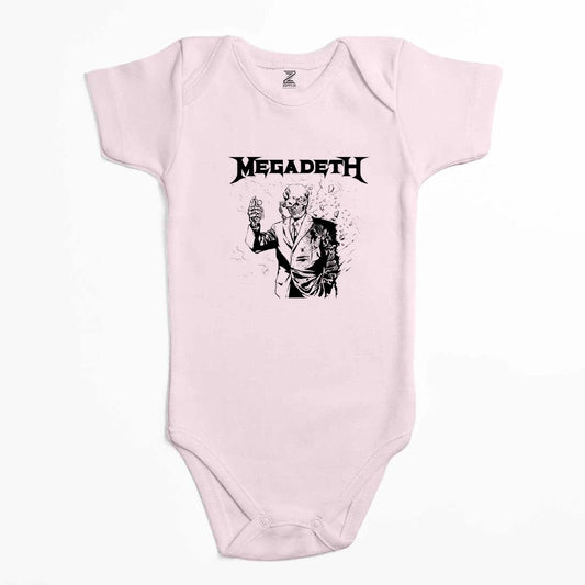 Megadeth Vic Rattlehead Portre Renkli Bebek Body Zıbın