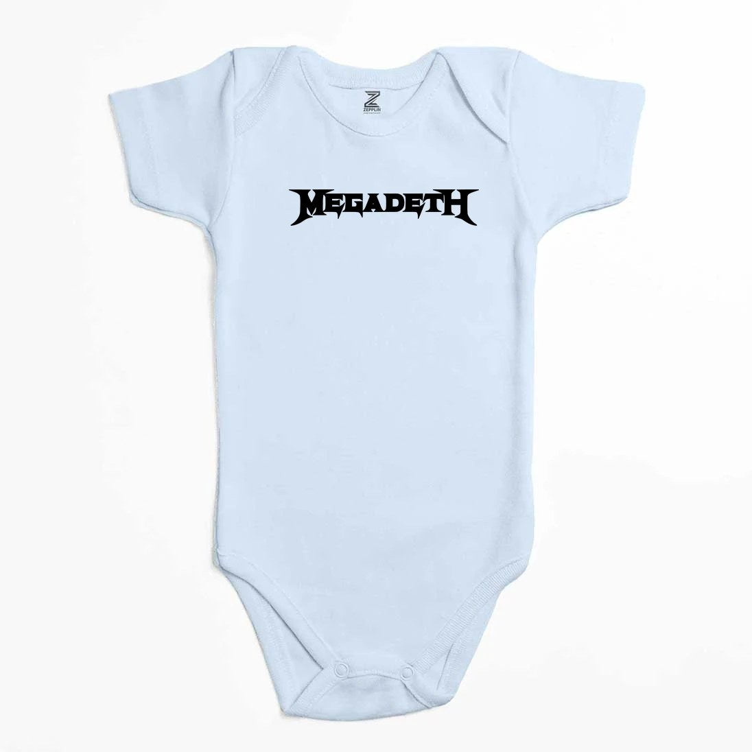 Megadeth Text Renkli Bebek Body Zıbın
