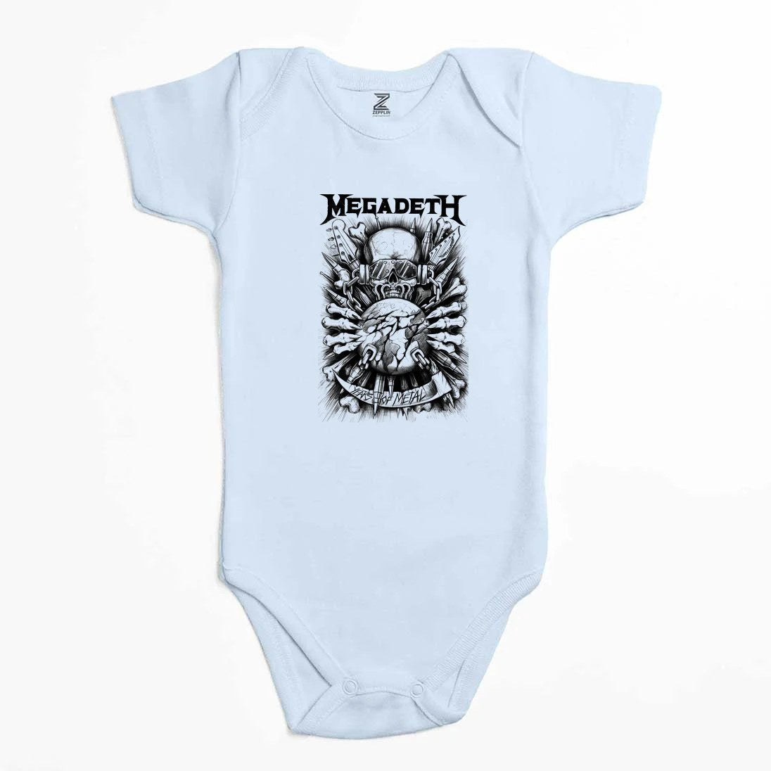 Megadeth Years Of Metal Renkli Bebek Body Zıbın