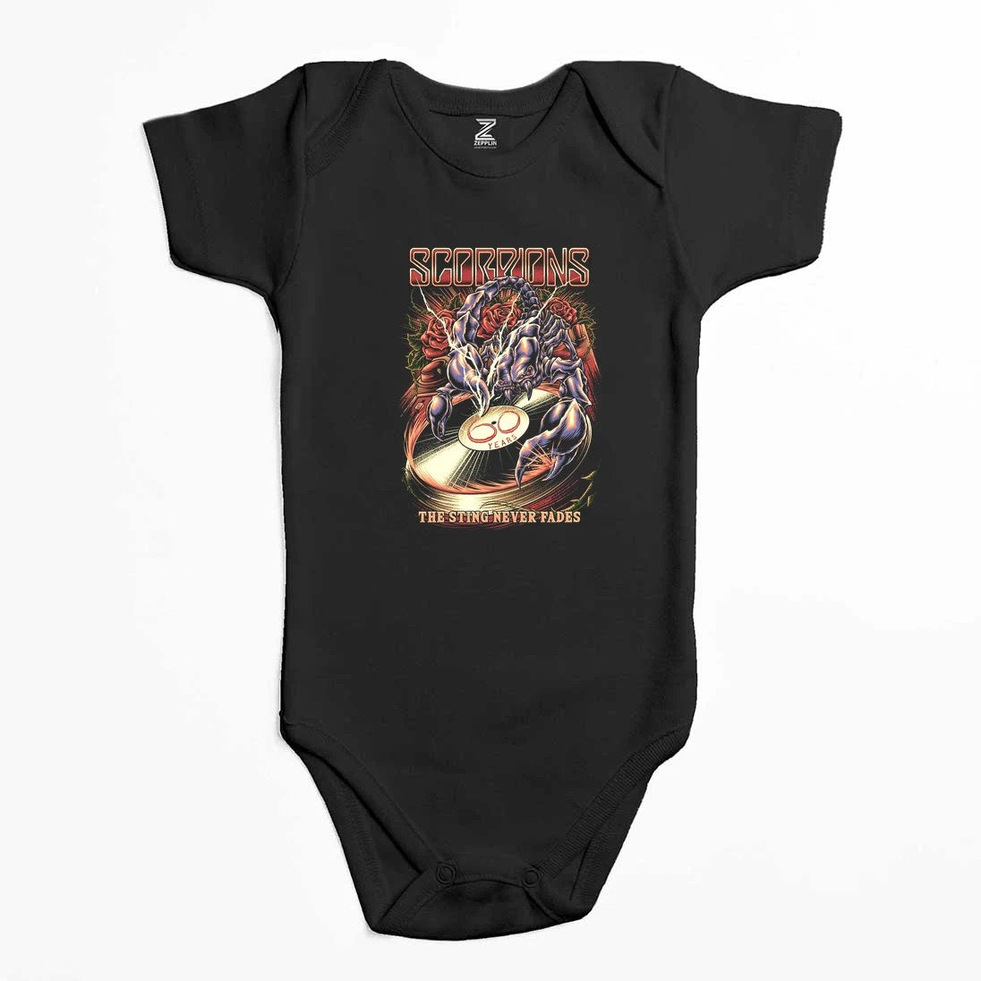 Scorpions The Sting Never Fades Renkli Bebek Body Zıbın
