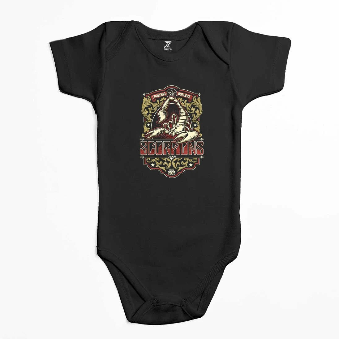 Scorpions Crossing Borders Renkli Bebek Body Zıbın