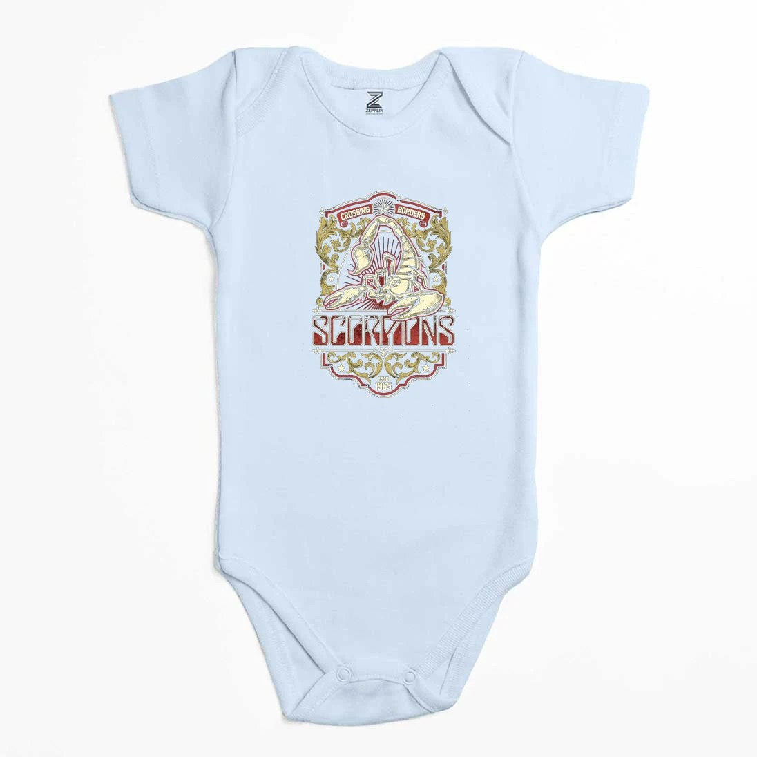 Scorpions Crossing Borders Renkli Bebek Body Zıbın