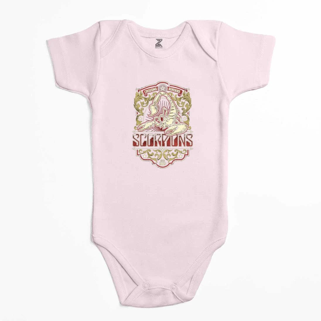 Scorpions Crossing Borders Renkli Bebek Body Zıbın