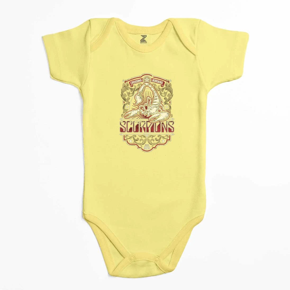 Scorpions Crossing Borders Renkli Bebek Body Zıbın