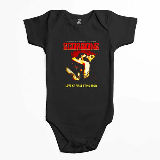 Scorpions Love At First Sting Renkli Bebek Body Zıbın