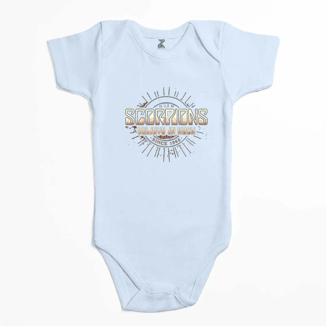 Scorpions Believe In Rock Renkli Bebek Body Zıbın