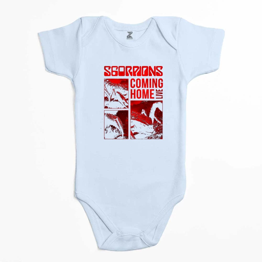 Scorpions Coming Home Renkli Bebek Body Zıbın