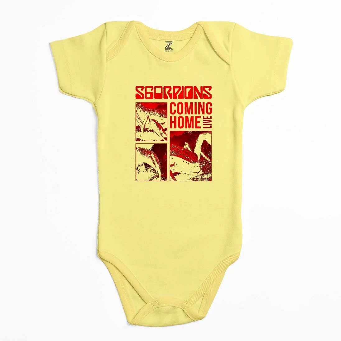 Scorpions Coming Home Renkli Bebek Body Zıbın