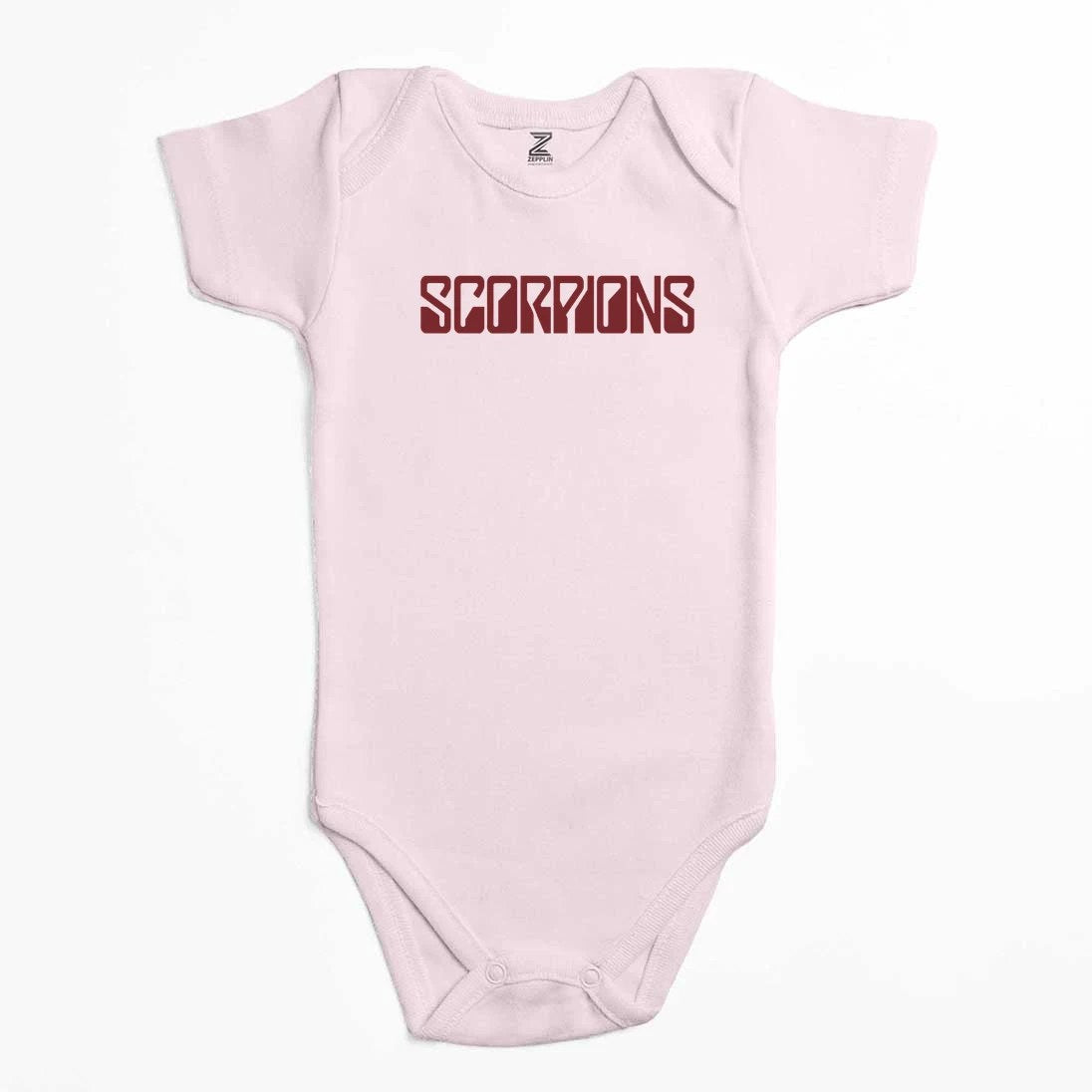 Scorpions Tex Red Renkli Bebek Body Zıbın