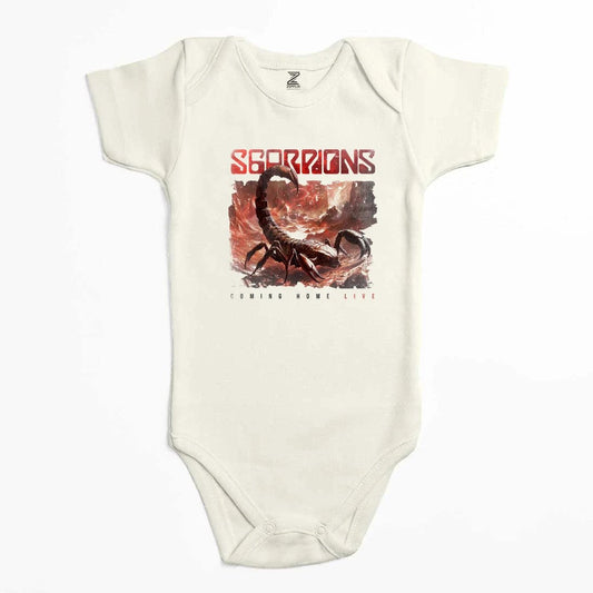 Scorpions Coming Home Live Renkli Bebek Body Zıbın