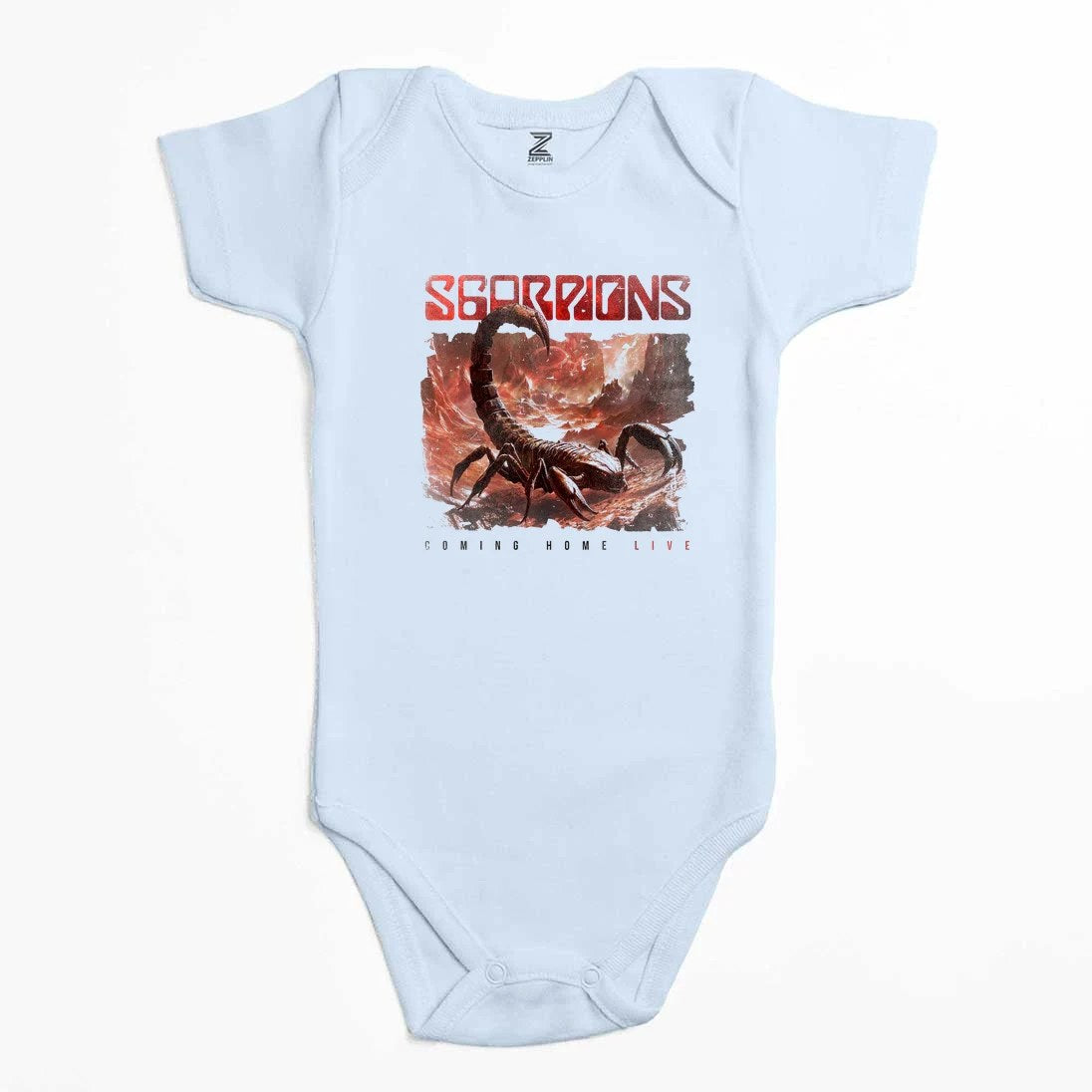 Scorpions Coming Home Live Renkli Bebek Body Zıbın