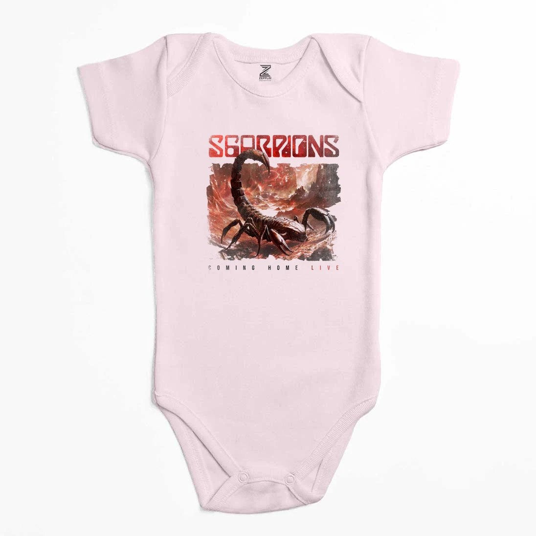 Scorpions Coming Home Live Renkli Bebek Body Zıbın