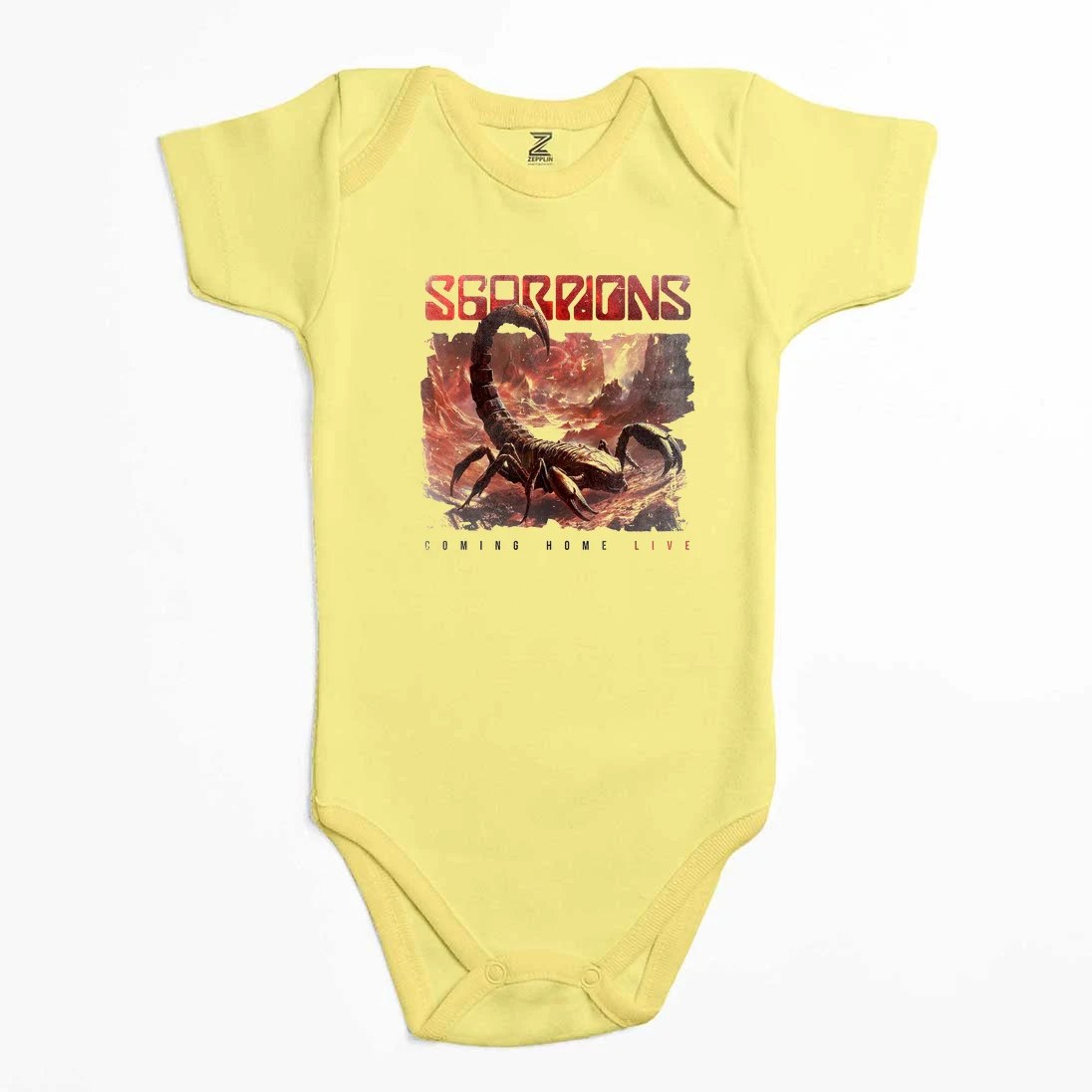 Scorpions Coming Home Live Renkli Bebek Body Zıbın