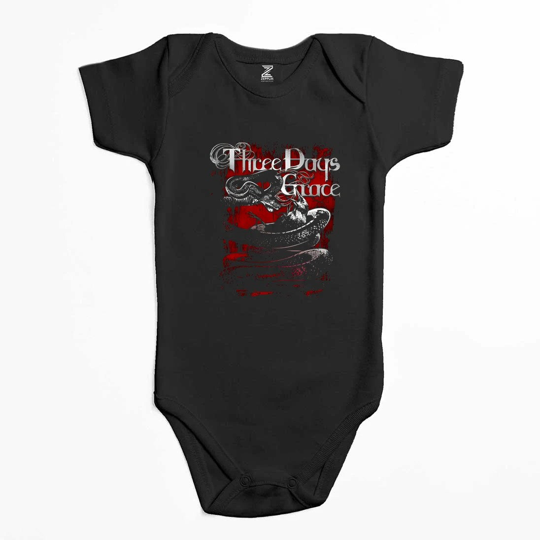 Three Days Grace Food Chain Renkli Bebek Body Zıbın