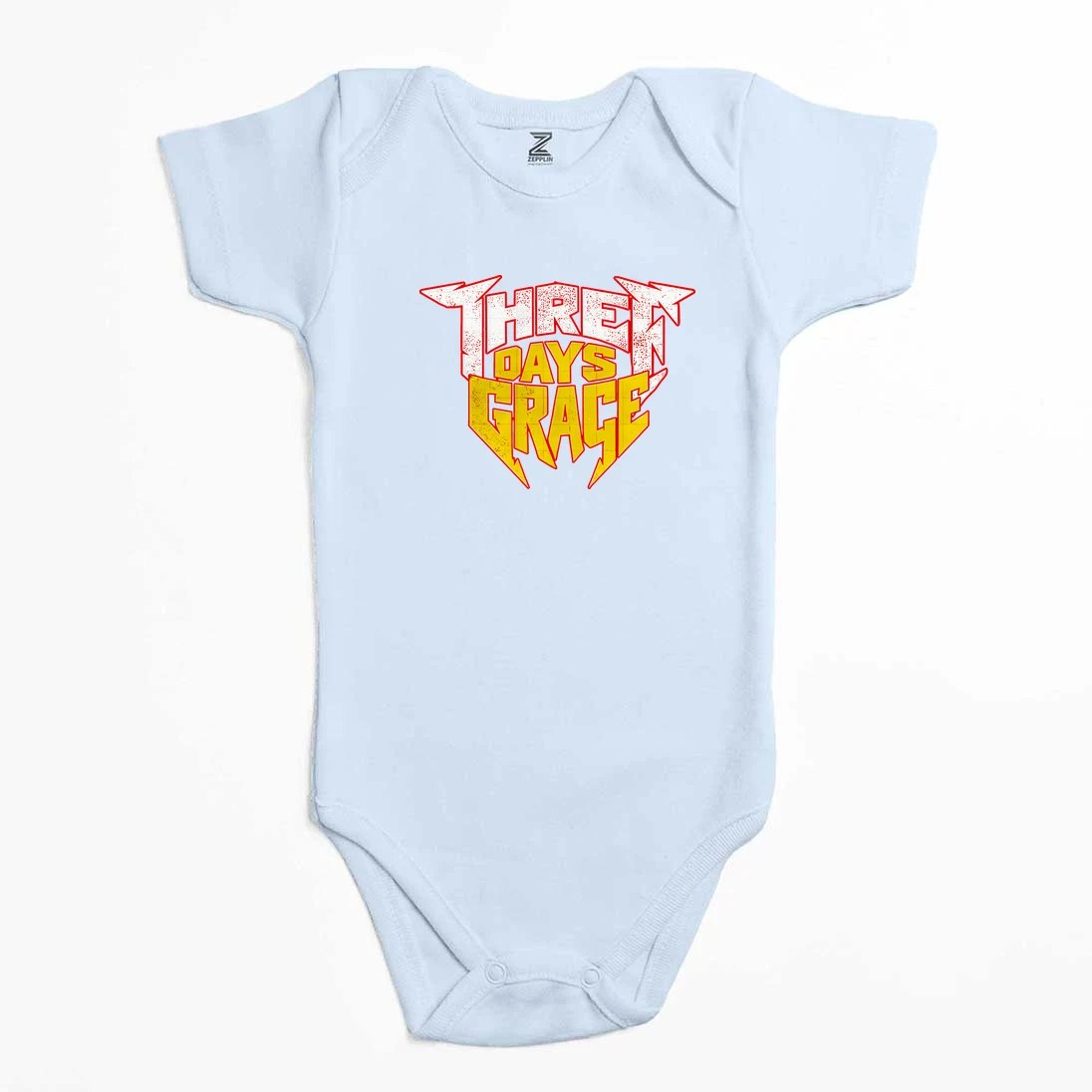Three Days Grace Text Color Renkli Bebek Body Zıbın