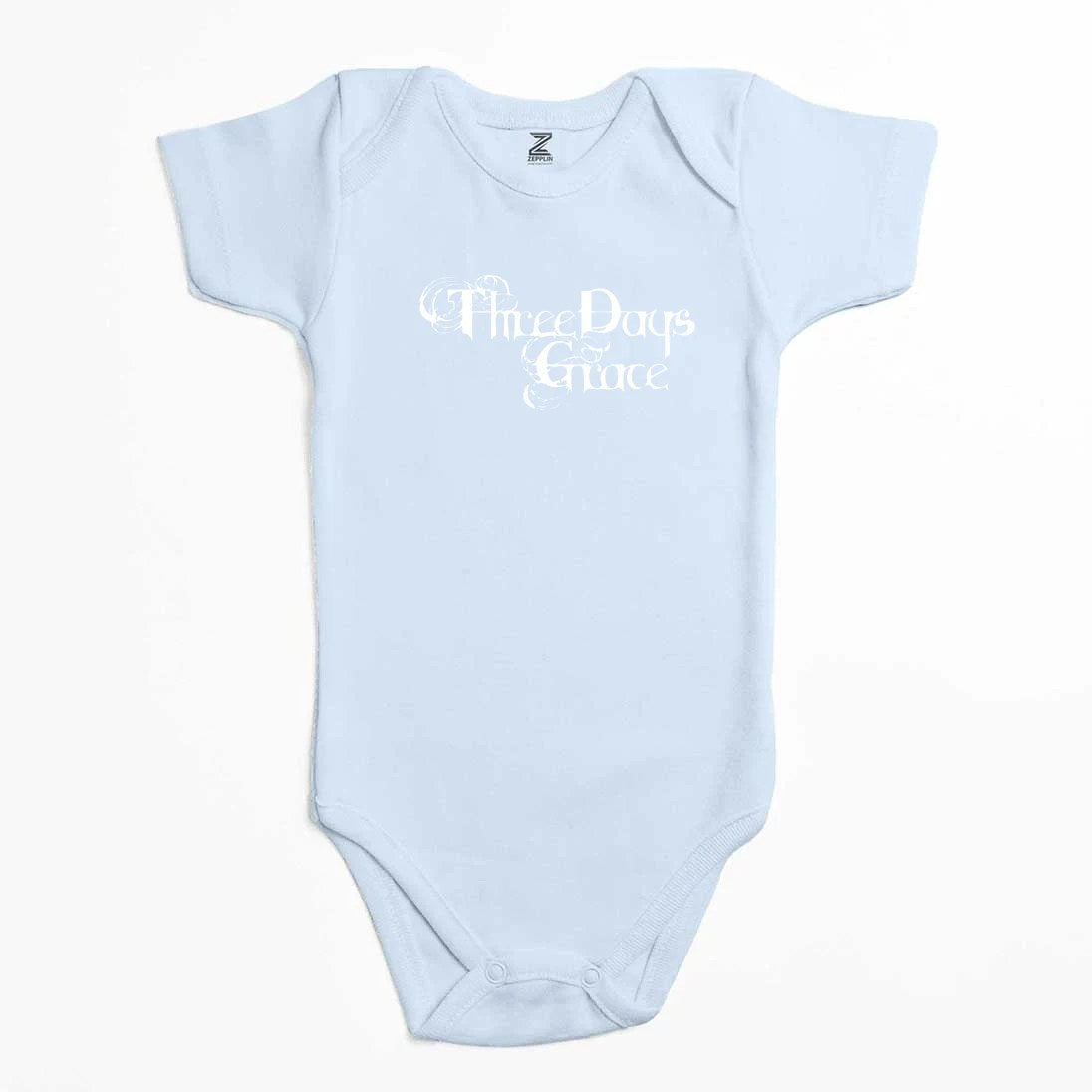 Three Days Grace Logo Text Renkli Bebek Body Zıbın