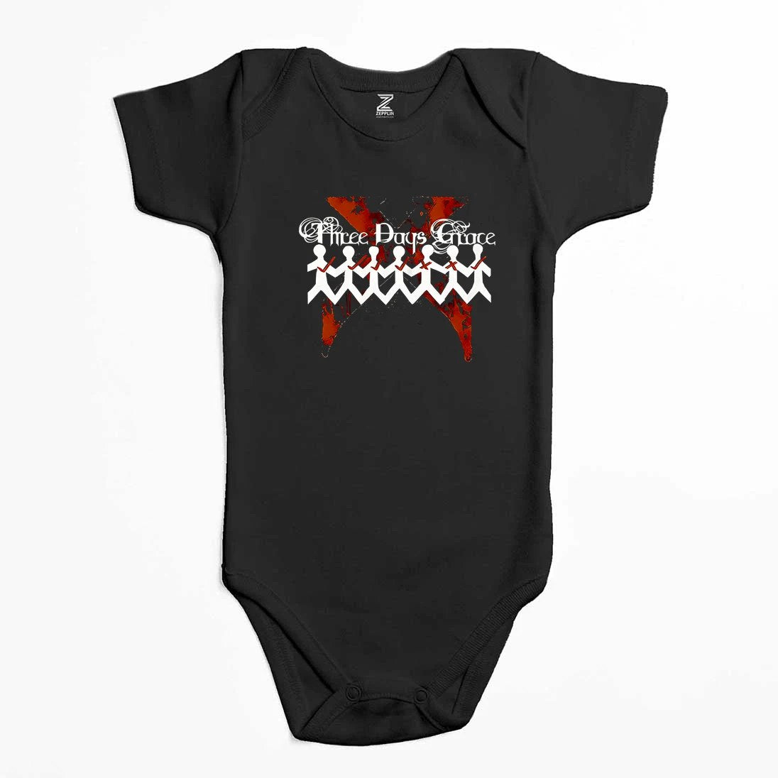 Three Days Grace One-X Renkli Bebek Body Zıbın