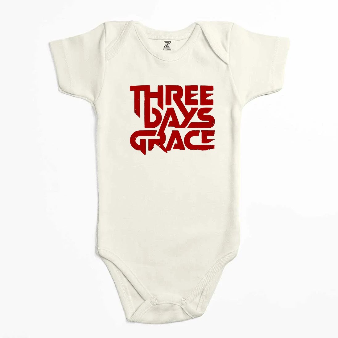 Three Days Grace Text Renkli Bebek Body Zıbın
