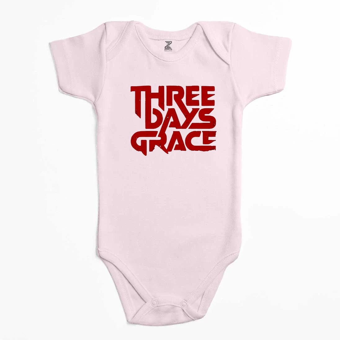 Three Days Grace Text Renkli Bebek Body Zıbın