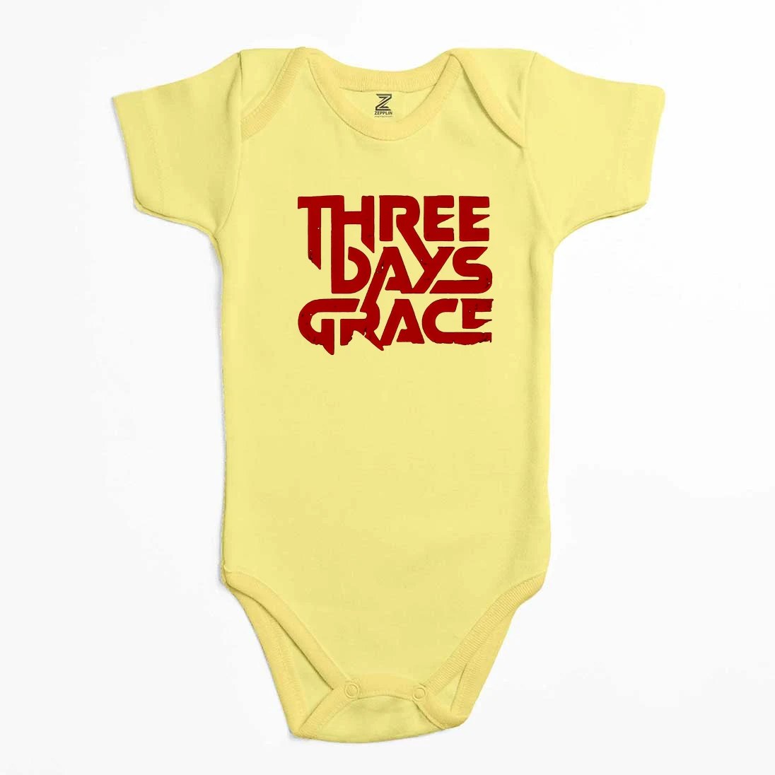 Three Days Grace Text Renkli Bebek Body Zıbın