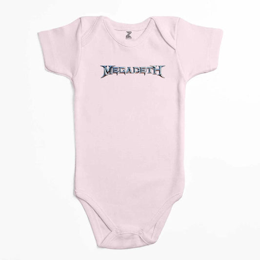 Megadeth Text Rainbow Renkli Bebek Body Zıbın