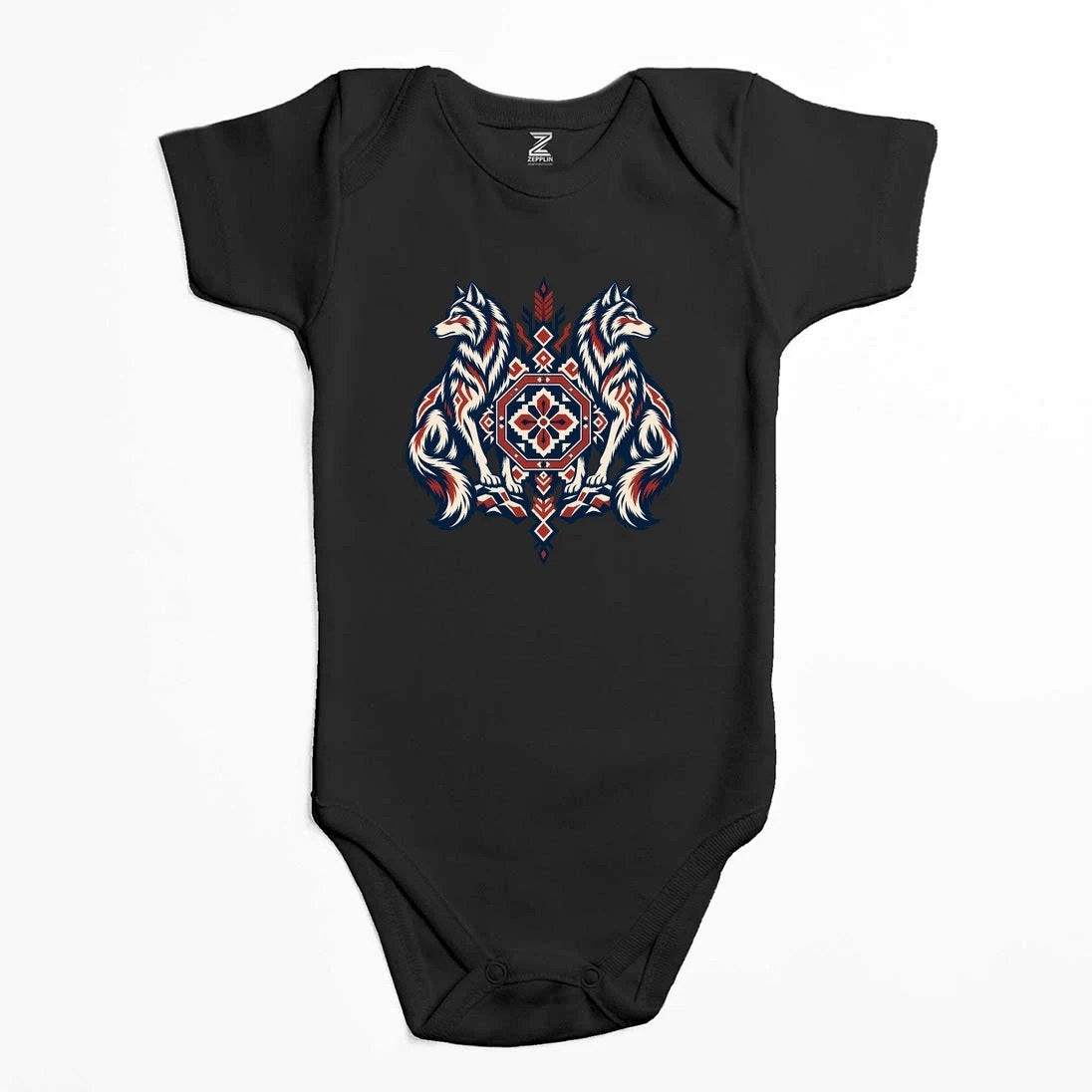 Muhafız Bozkurtlar Renkli Bebek Body Zıbın