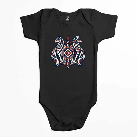 Muhafız Bozkurtlar Renkli Bebek Body Zıbın