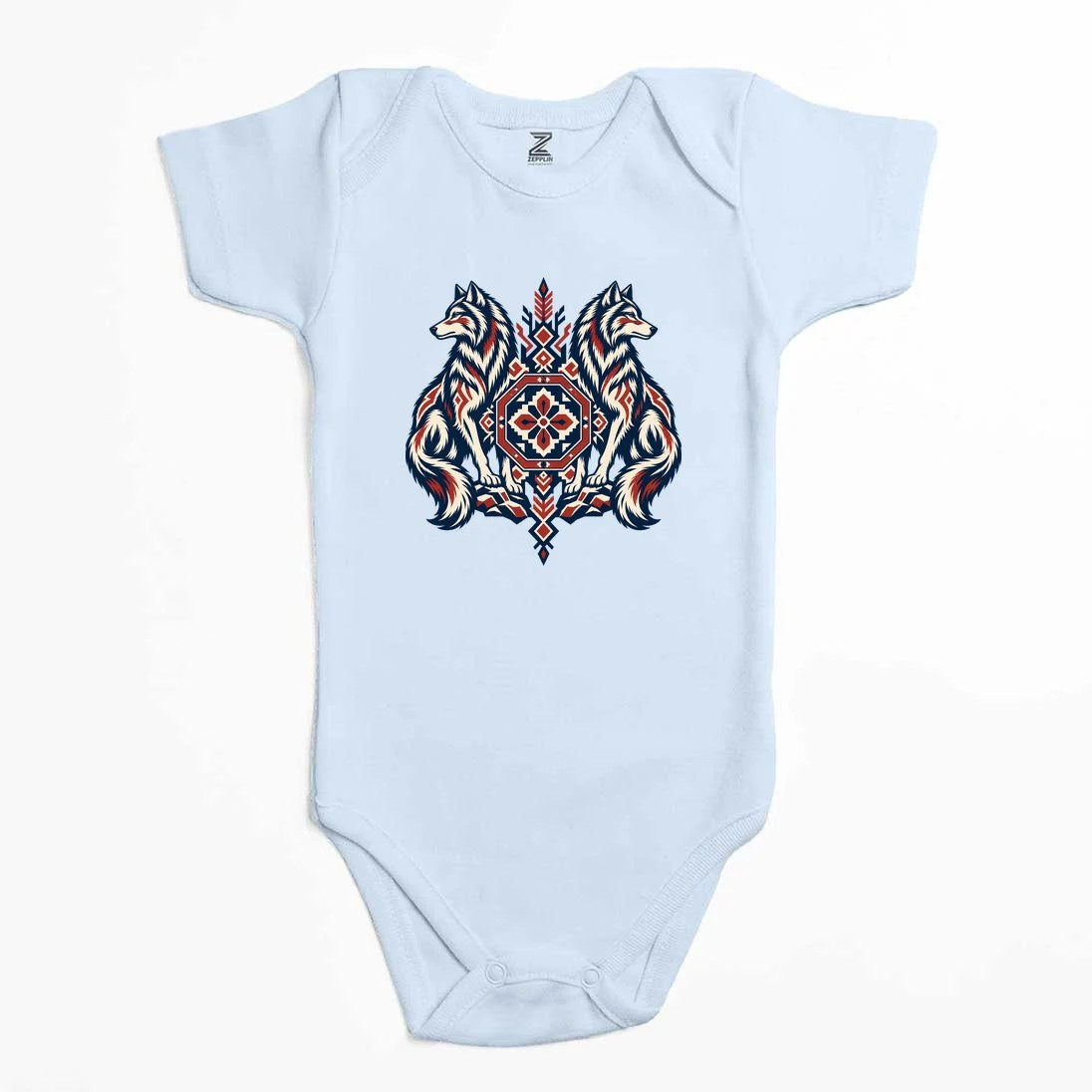 Muhafız Bozkurtlar Renkli Bebek Body Zıbın
