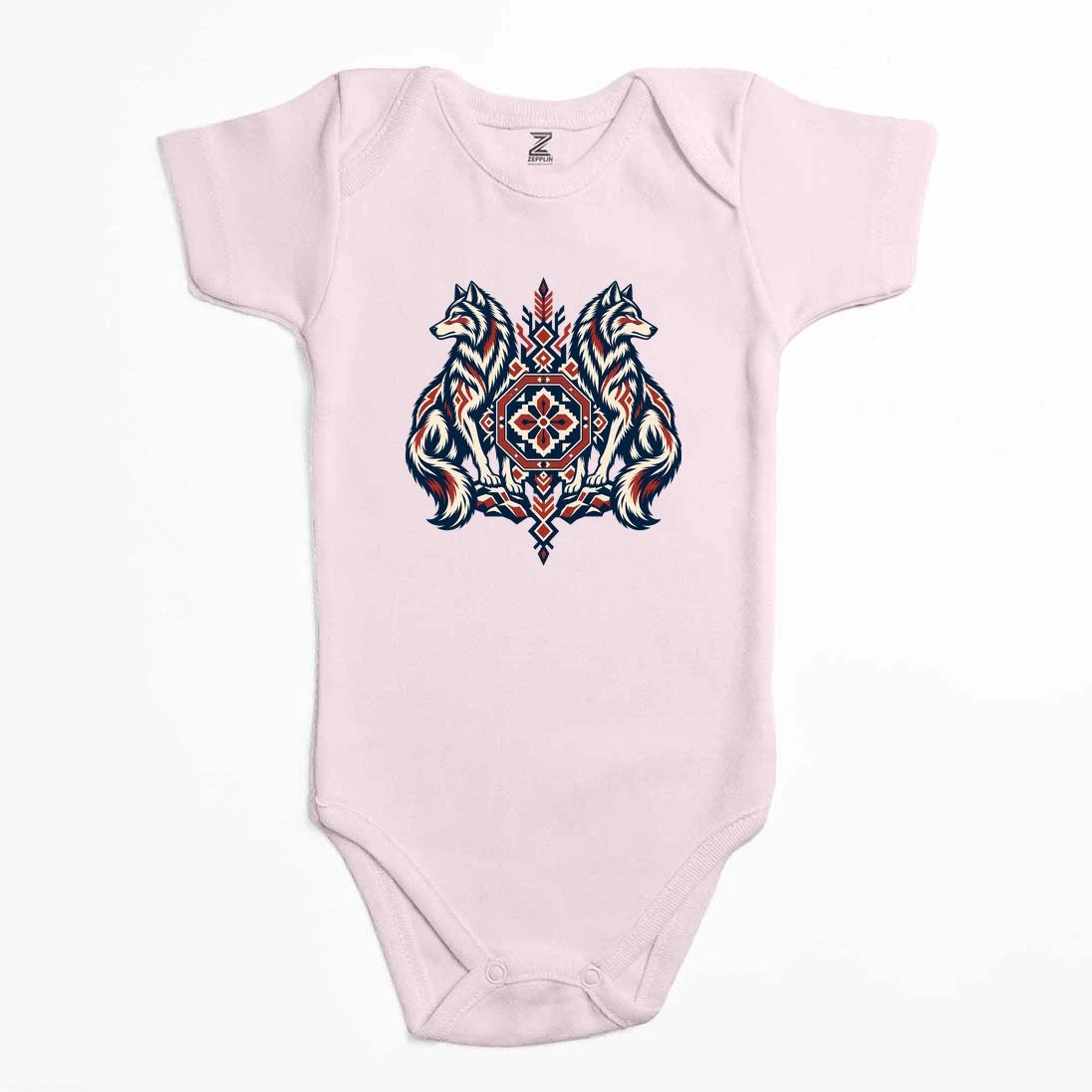 Muhafız Bozkurtlar Renkli Bebek Body Zıbın