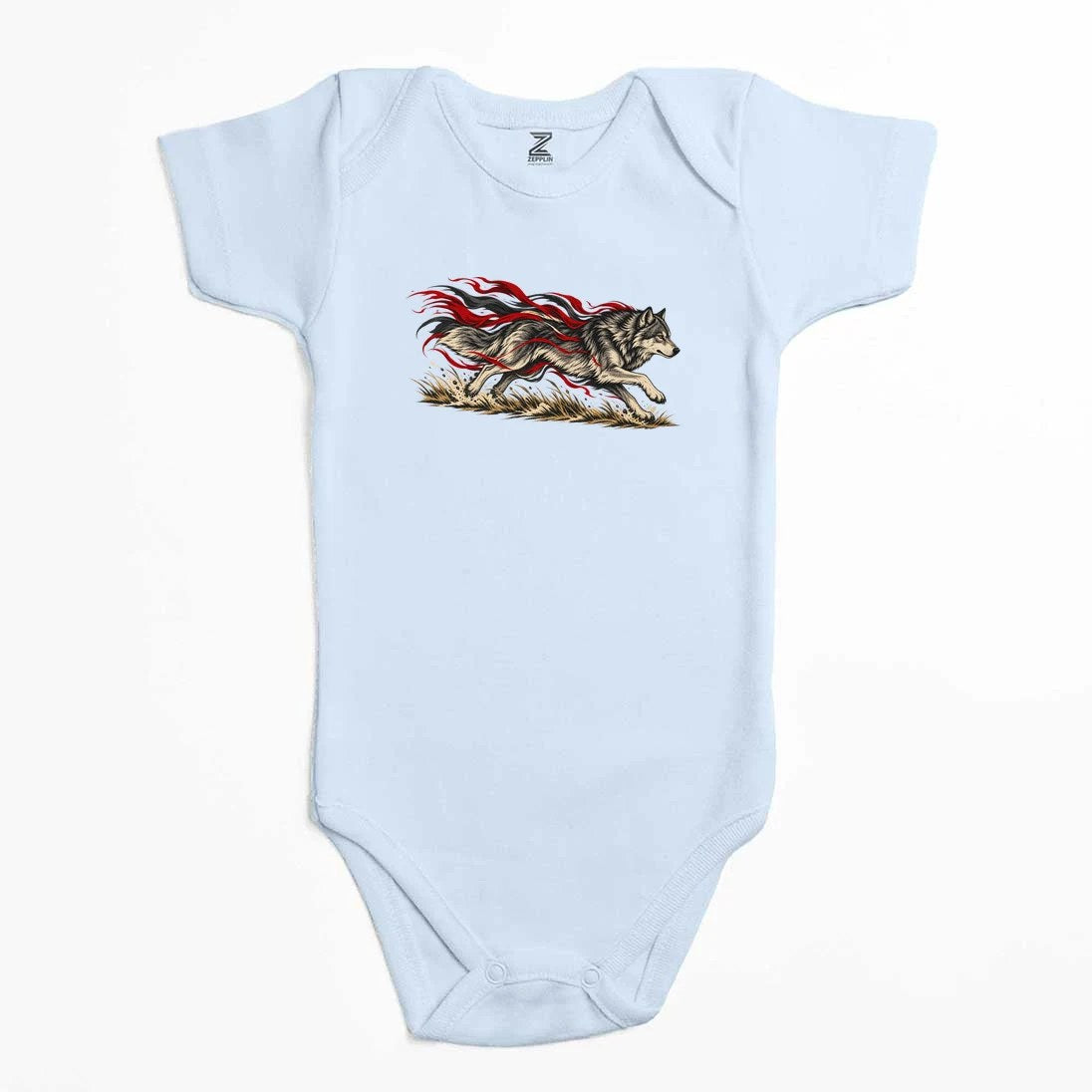 Bozkurt Rüzgâr Koşucusu Renkli Bebek Body Zıbın