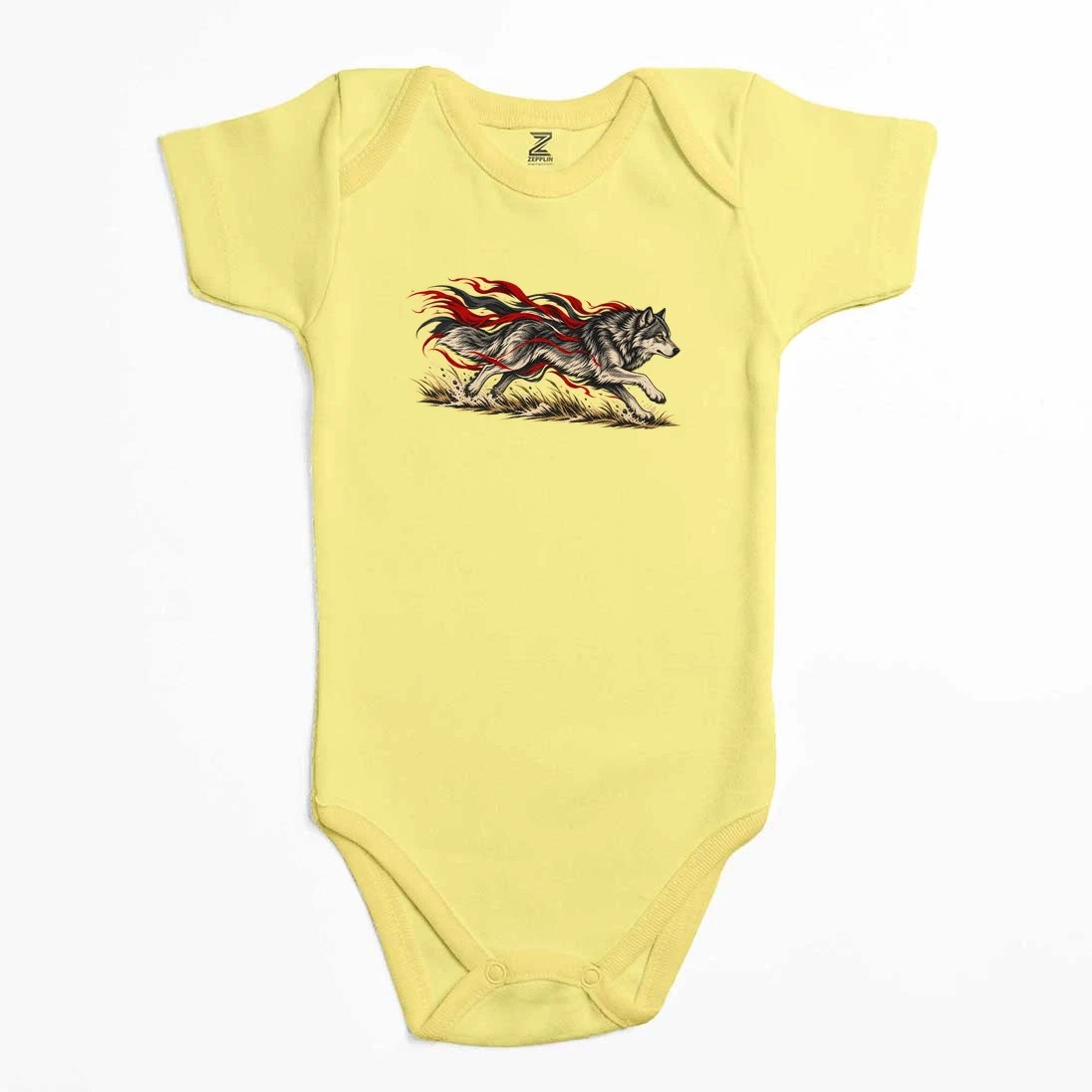Bozkurt Rüzgâr Koşucusu Renkli Bebek Body Zıbın
