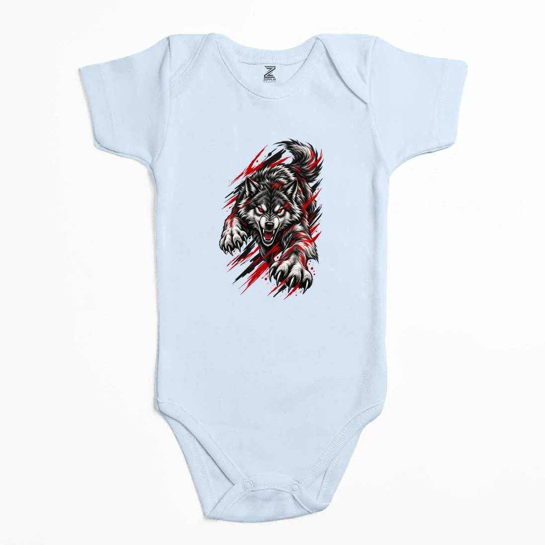 Atak Bozkurt Renkli Bebek Body Zıbın