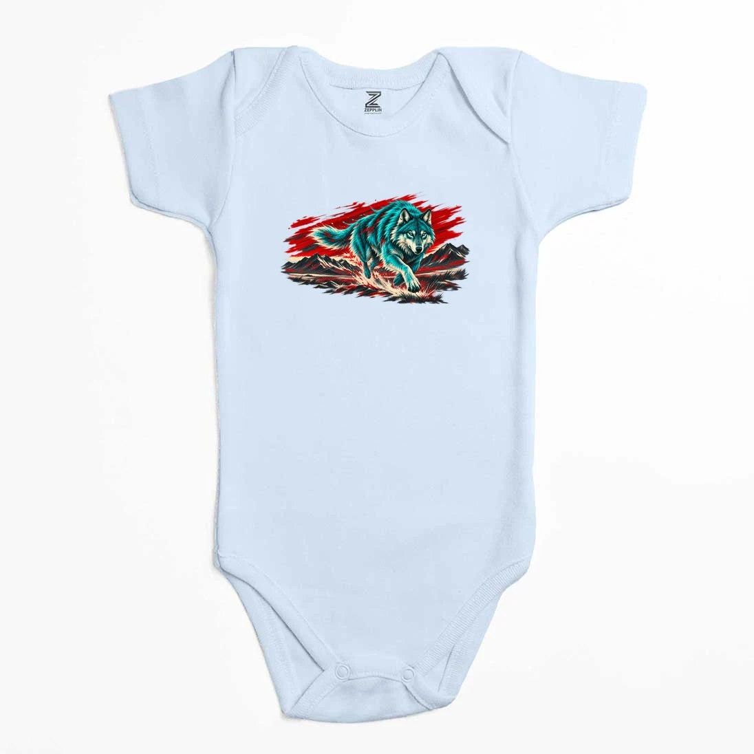 Bozkurt Bozkır Koşuşu Renkli Bebek Body Zıbın