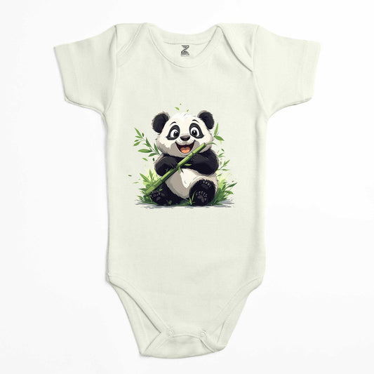 Obur Panda Renkli Bebek Body Zıbın