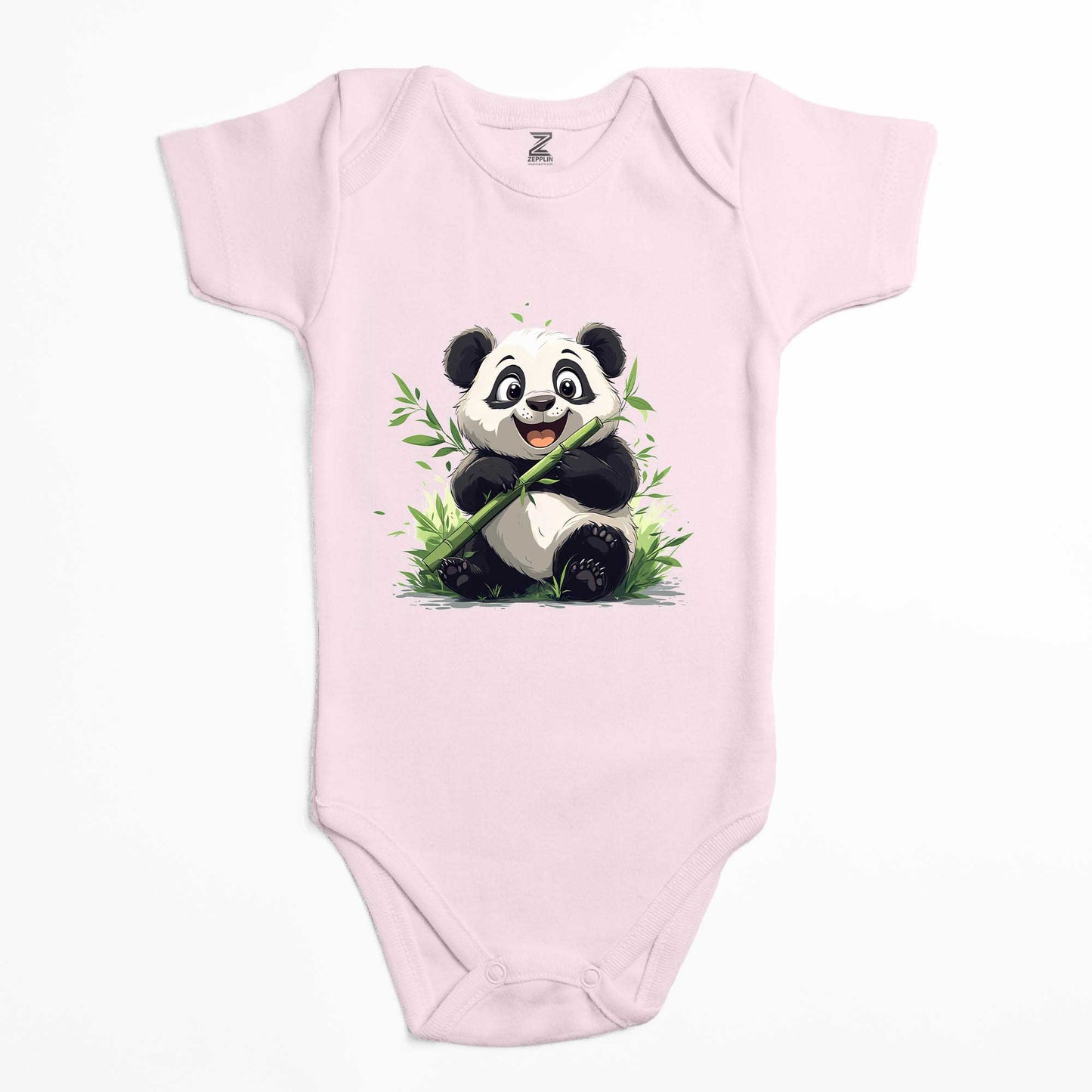 Obur Panda Renkli Bebek Body Zıbın