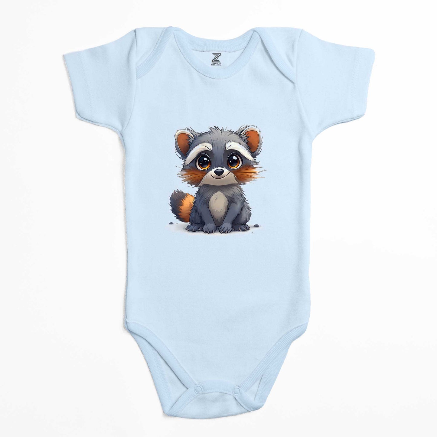 Şirin Rakun Renkli Bebek Body Zıbın