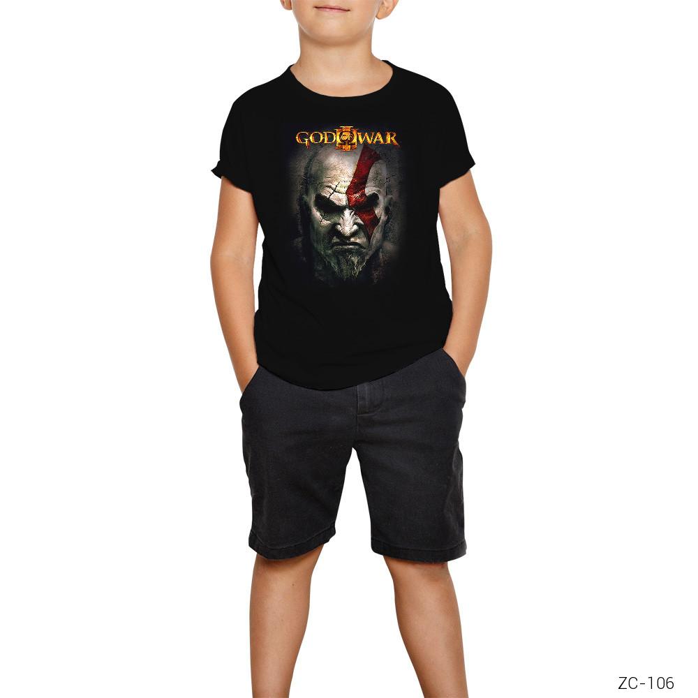 God of War 2 Siyah Çocuk Tişört