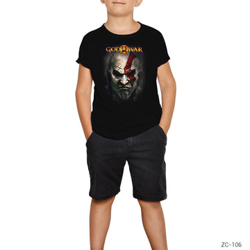 God of War 2 Siyah Çocuk Tişört