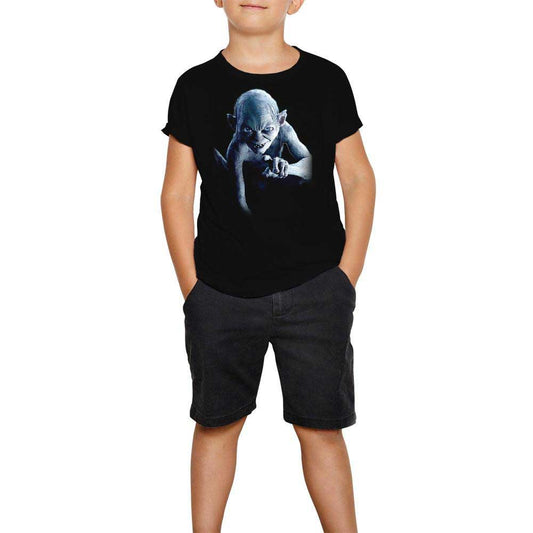 Lord of the Rings Smeagol Siyah Çocuk Tişört