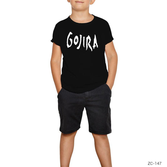 Gojira Logo Siyah Çocuk Tişört